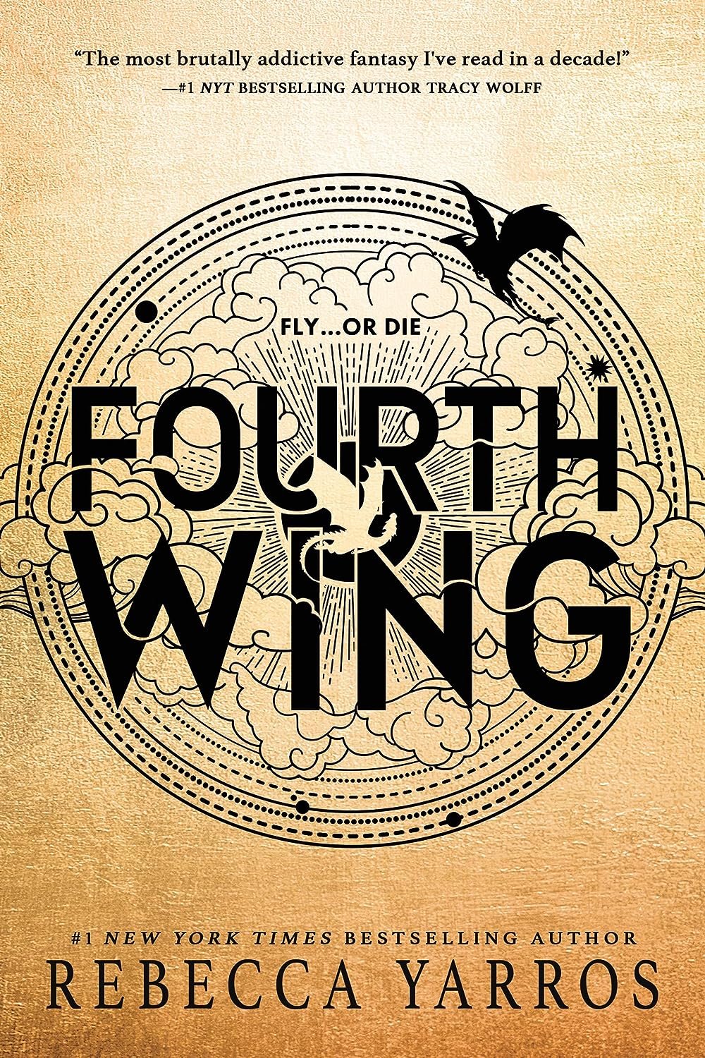 Cover for Fourth Wing (The Empyrean Book 1)