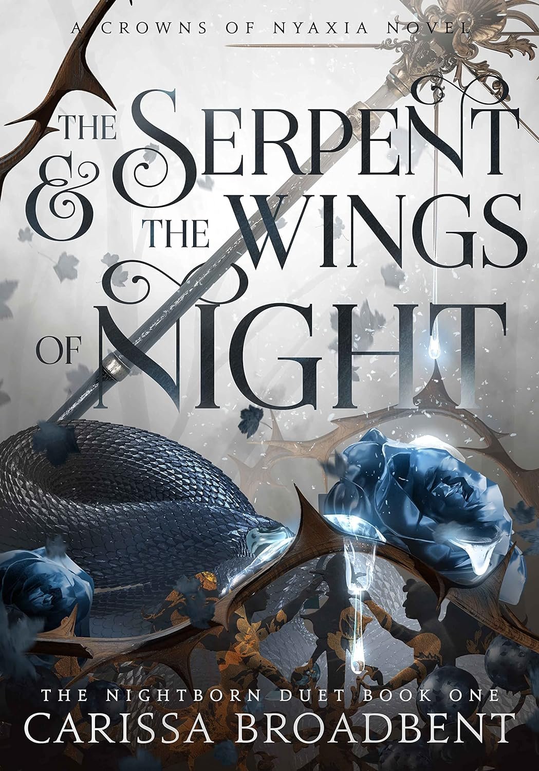 Cover for The Serpent and the Wings of Night (Crowns of Nyaxia Book 1)