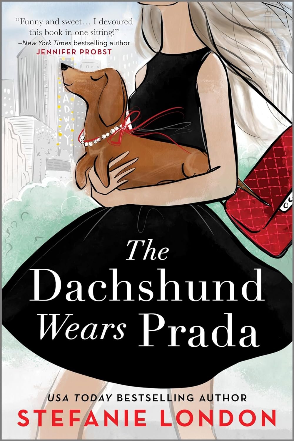 Cover for The Dachshund Wears Prada (Paws in the City Book 1)