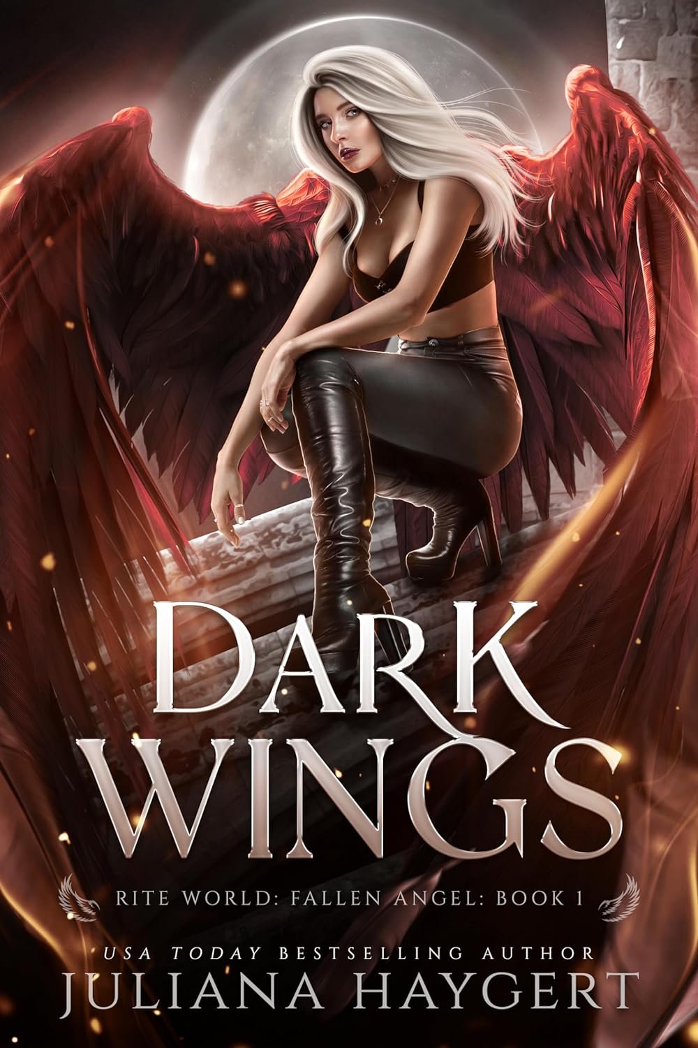 Cover for Dark Wings (Rite World: Fallen Angel Book 1)